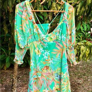 A tropical dream of a dress~ NWOT